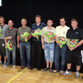 Nok en hyllest til em- og vm-vinnere. Fra venstre ser vi Espen Lindqvist, Erik Sælensminde, Ulf Håkon Tundal, Glenn Grøtheim, Ha